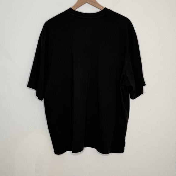 adidas NYC Shoebox Floral T Shirt Mens Size 2XL Black Oversized Streetwear Y2K - Picture 6 of 7